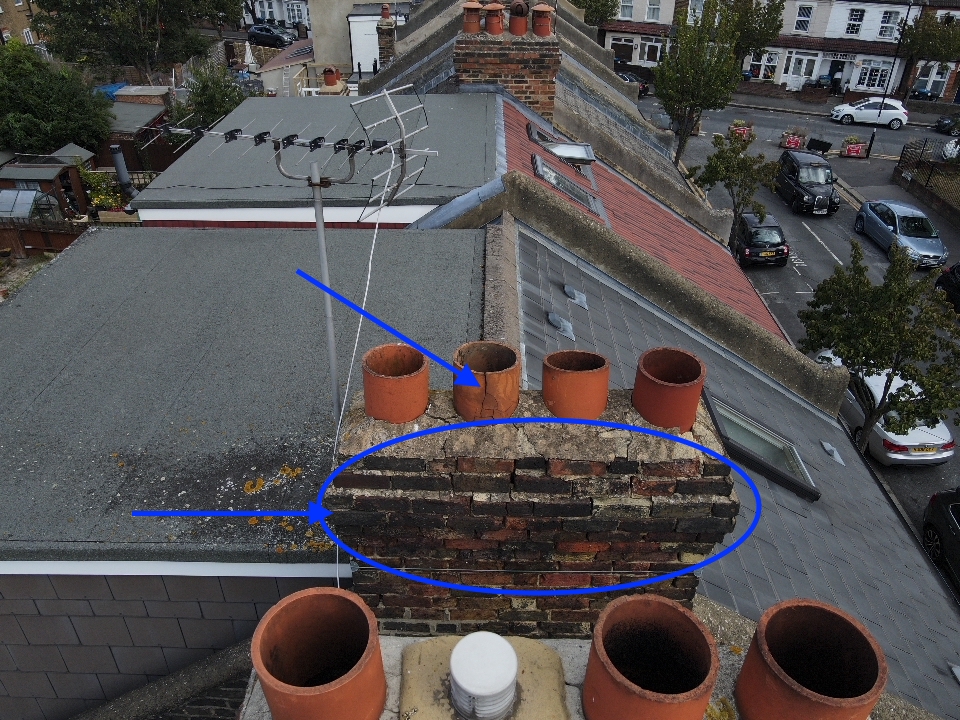 Inspection of the Roof and Chimney 